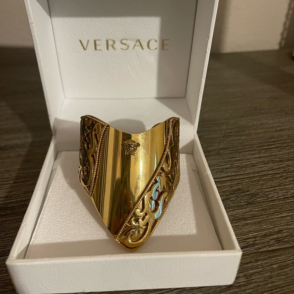 Versace Gold Cuff Bracelet